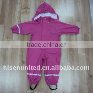 Kid's PU Knitted Rain Overall, Rain Wear thumbnail-1