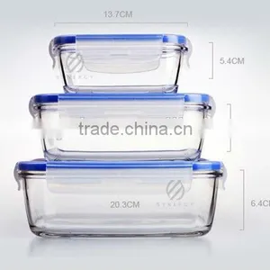 Competitive Price Pyrex Glass Lock Food Container thumbnail-2