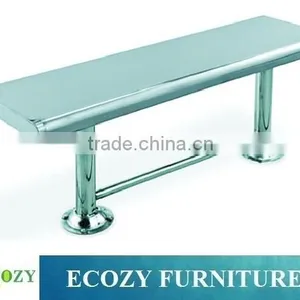 Outdoor Stainless Steel Bench Seat thumbnail-1