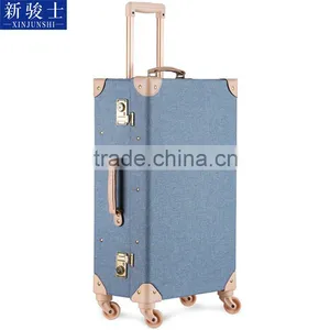 PU Lluggage And Cases Vintage Carry Bag Travel Vintage Suitcase Trolley thumbnail-2