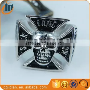 Stainless Steel Skull Finger Rings Fashion Punk Rings thumbnail-1