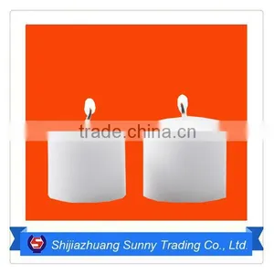 Big White Wax Candle thumbnail-1