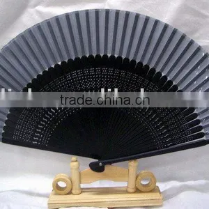 Japanese Style Elegant Silk Lady Hand Fan thumbnail-1