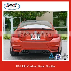 F82 M4 V Style Carbon Rear Spoiler Trunk Spoiler For BMW M4 2015UP thumbnail-6