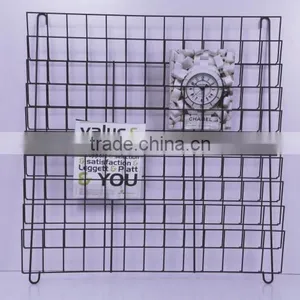 Wall Mount Metal Decorative Wrought Iron Shelves for Book thumbnail-4