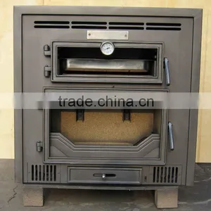 12KW Wood Burning Stove With Oven thumbnail-1