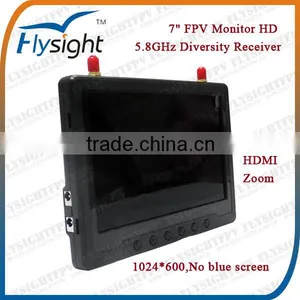 D528 32CH 5.8GHz FPV Monitor 7 Inch HDMI for UAV RC Helicopter thumbnail-1