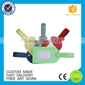 High Quality Manufacturer China Leather Luggage Tag thumbnail-5