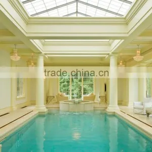 Grand Island Villa Project Designs Interior and Exterior Beige Limestone Columns thumbnail-6