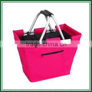 Used Double Hand Folding Shopping Basket thumbnail-3