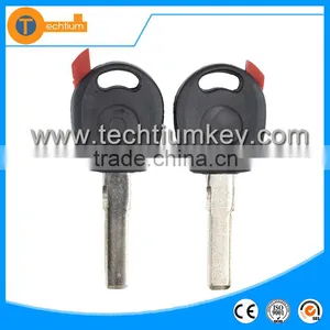 Car Key Cover With Red Chip Groove Key Case Shell Without Logo Transponder Key Cover for vw Passat b5 b6 thumbnail-1