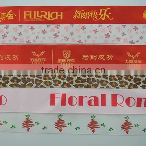 2016 Hot Test With Custom Silk Screen Printing Logo Polyester Satin Ribbon thumbnail-1