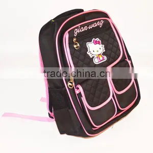 3D Cartoon Characters Multi-compartments Kids Hello Kittly Series School Bag thumbnail-2