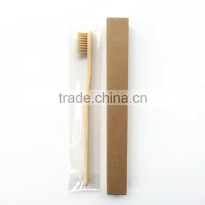 100% Biodegradable OEM Adult Bamboo Toothbrush Travel Case thumbnail-5