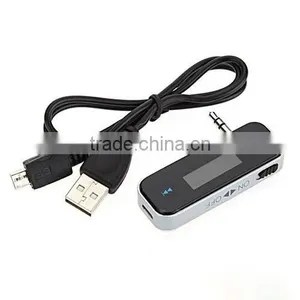 New Electronic Car MP3 Player 3.5mm In-car FM Transmitter For IPhone /iPod Touch/ipad Mini Wireless Transmitter thumbnail-3
