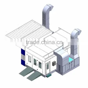 JF Preparation Room+infrared Spray Booth for Painting Car thumbnail-1