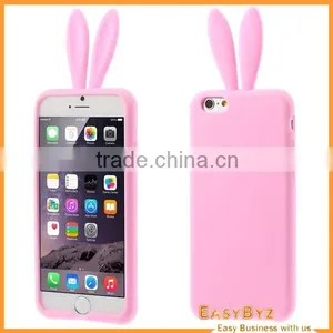 For Apple IPhone 6 Cute Rabbit Ears Silicone Soft Case, Case For IPhone 6 thumbnail-1