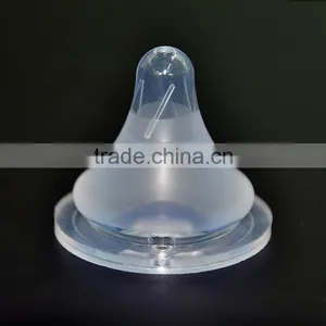 Factory Price Breastlike Natural Flow Transparent Baby Nipple thumbnail-2