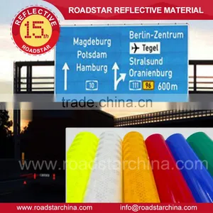 Adhesive Retro Reflective Prismatic Film thumbnail-1