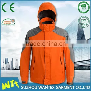 Wholesale Fashion Orange Breathable Jacket Skating Warm Outdoor Jacket Clothing Nylon Ski Jacket Clothing thumbnail-1