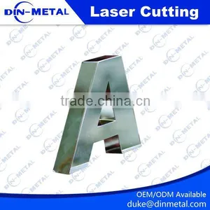 High Precision Cnc Laser Cutting Metal Number Letter Logo thumbnail-2