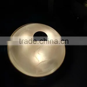 LED 15" Circles Flush Mount Ceiling Brushed Nickel Fixture With Glass Shade 3*E26 UL,CE, ETL,ROHOS. thumbnail-3