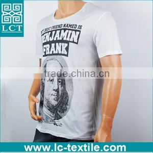 LCTN1786 Wholesale Franklin Fashion Design 95 Cotton 5 Spandex t Shirts thumbnail-2