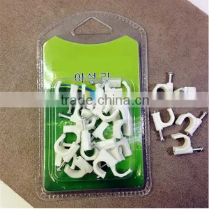 Good Selling Full Size PE Material Round Nail Cable & Wire Clip thumbnail-6