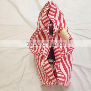 New Cotton Stripe Women Canvas/ Cottonr Tote Bags ,women Tote Bag (H81) thumbnail-3