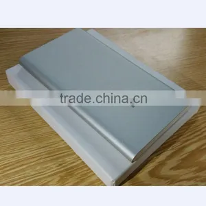Super Slim 9.9mm Xiaomi Power Bank 5000mAh Original, Portable Mobile Baterry Smart Powerbank 5000mAh Charger, Red and Silver thumbnail-1