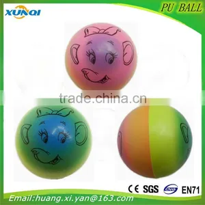 Color Animal PU Foam Ball High Quality Children Toy Balls Soft Anti Stress Ball thumbnail-1