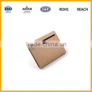 Hot Sales PU Leather Notebook Folder With Pen Holder and Padfoilo for Pad thumbnail-5