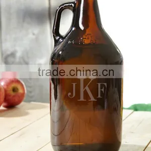 Personalized Logo 64oz 1.9L Amber Beer Growlers thumbnail-1