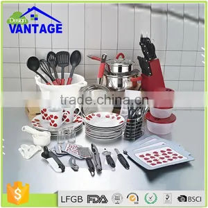 High Quality 90 Pcs Cooking Pots and Pans Ceramic Cookware Kitchen Accessories Cook Ware thumbnail-3
