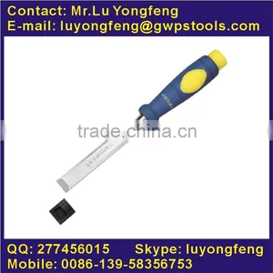 European Wood Chisel With 2-color Plastic Handle thumbnail-1