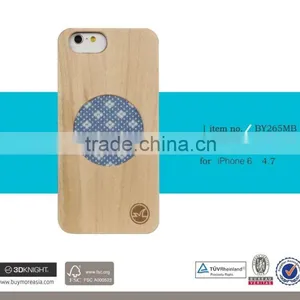 Wholesale White Wooden Phone Case Maple Wood for IPhone 6 Bumper, Ultra Slim Phone Protector for IPhone 6 Plus thumbnail-4