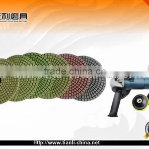 7 Steps Diamond Angle Grinder Polishing Stone Pad thumbnail-1