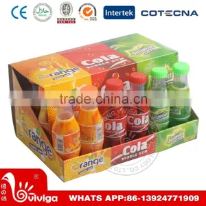 Assorted Orange Coco Lemon Flavor Chewing Gum in Bottle thumbnail-2