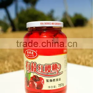 Canned Red and Green Cherry for Decoration thumbnail-1