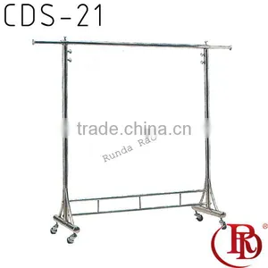 Clothes Hanging Rail/Heavy Duty Single Pole Hanger thumbnail-1