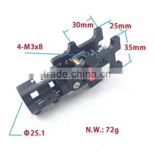 NEW CNC Aluminum Folding Arm Tube Joint DIY for Dia 30mm 25mm 22mm Automatic Auto RC Quadcopter Hexacopter Multirotor thumbnail-3
