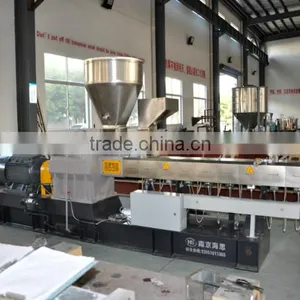 Small Lab Plastic Pellets Filler Pet Masterbatch Granules Twin Screw Extruder thumbnail-3