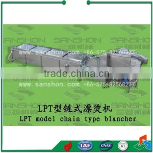 Advanced Sanshon Fuit and Vegetable LPT Model Chain Type Blancher Equipment Sterilizing Machine thumbnail-5