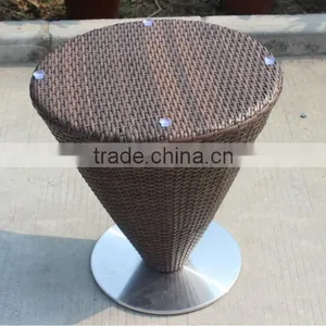 Rattan Outdoor Furniture Cafe Table Chair Set thumbnail-2