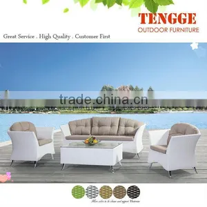 2014 New Design Hot-sale Rattan Outdoor Sofa Furniture With Aluminium Frame for Your Comfortable Living thumbnail-1