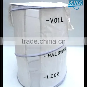 2016 Hot Foldable Canvas Pop up Laundry Hamper thumbnail-1