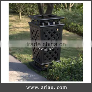 Arlau Outdoor Park Metal Waste Bin thumbnail-1