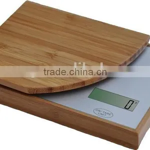 High Precision Bamboo Wooden Kitchen Scale thumbnail-1
