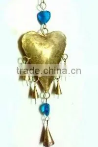 Heart Wind Bell Hanging, Metal Hanging Bell, Wind Metal Bell, Animal Wind Chime Bell, thumbnail-1