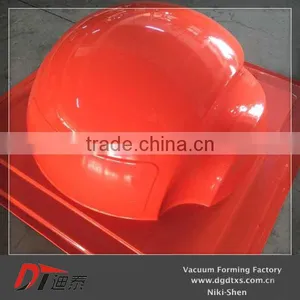 Acrylic Plastic Fabrication of Red Hemispheric Vacuum Forming Product thumbnail-1